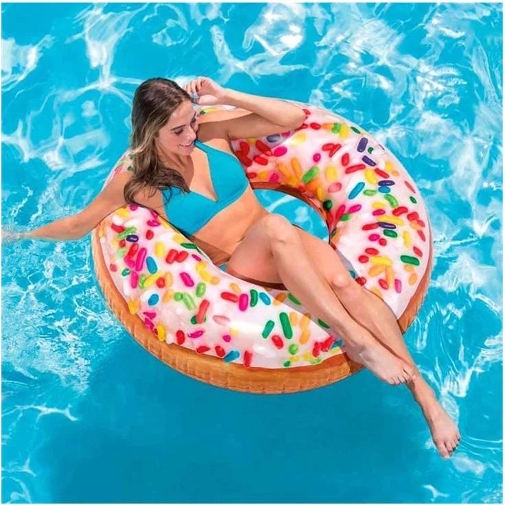 INTEX Schwimmring Donut Schwimmreifen Wasserreifen Luftmatratze Wasserliege – Bild 4