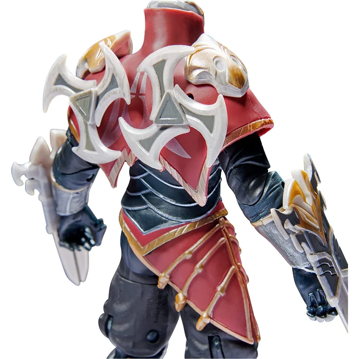 Spin Master League of Legends - 15cm Zed Actionfigur mit 2 Shuriken und Ausstellungssockel – Bild 7