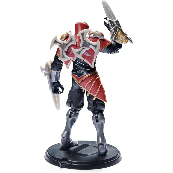 Spin Master League of Legends - 15cm Zed Actionfigur mit 2 Shuriken und Ausstellungssockel – Bild 5