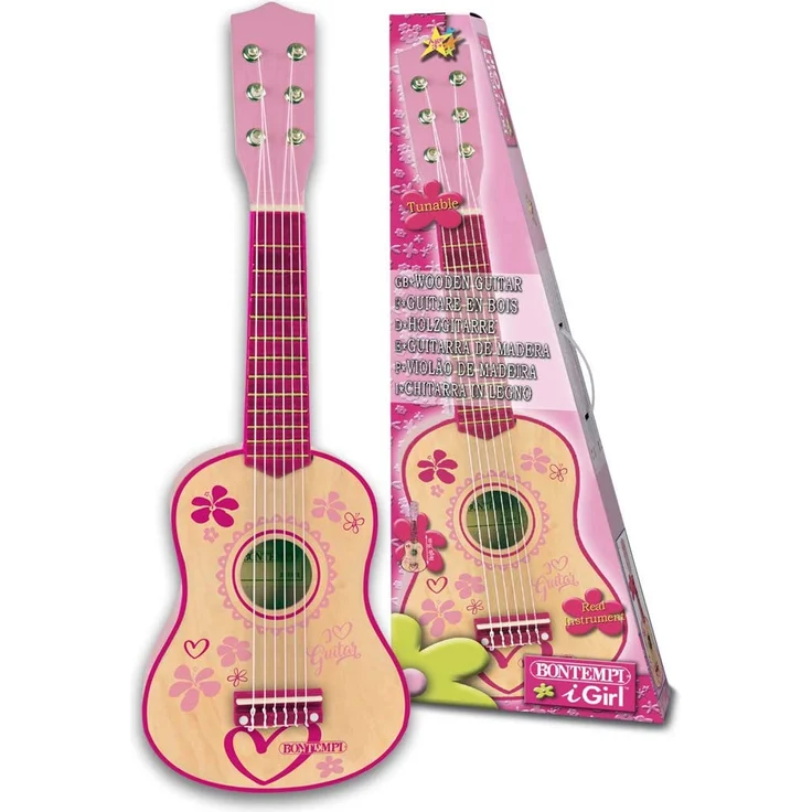 Bontempi 22 5572 Holzgitarre, Holz – Bild 4