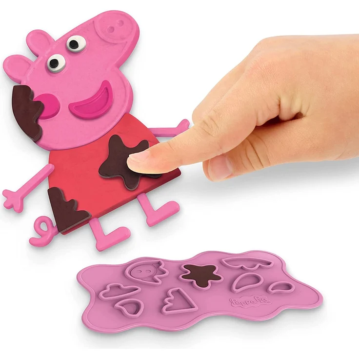 Play-Doh Peppa Wutz Stylingse Play-Doh Peppa Wutz Stylingset mit 9 Play-Doh Dosen und 11 Accessoires, Peppa Wutz Spielzeug für K – Bild 6