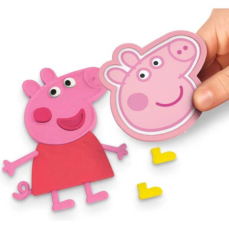 Play-Doh Peppa Wutz Stylingse Play-Doh Peppa Wutz Stylingset mit 9 Play-Doh Dosen und 11 Accessoires, Peppa Wutz Spielzeug für K – Bild 5