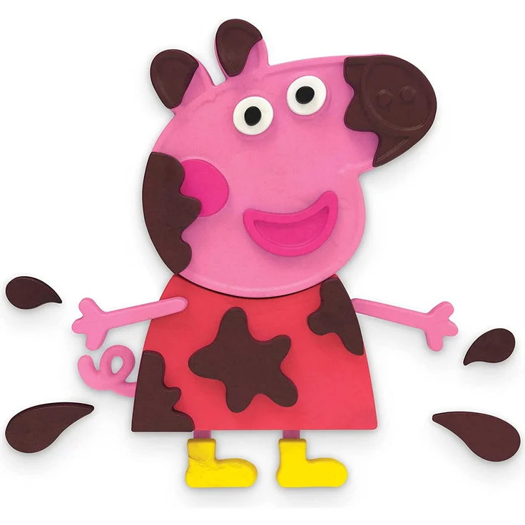 Play-Doh Peppa Wutz Stylingse Play-Doh Peppa Wutz Stylingset mit 9 Play-Doh Dosen und 11 Accessoires, Peppa Wutz Spielzeug für K – Bild 7