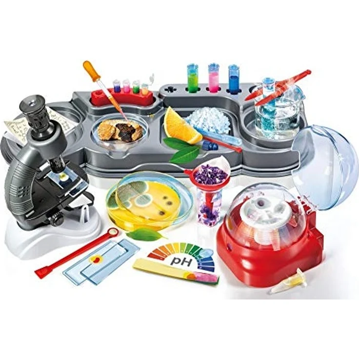 Clementoni 59083 Galileo Science – Das Superwissenschaftslabor, 150 spannende Versuche für Zuhause, Labor mit Mikroskop & Zentrifuge, Spielzeug für Kinder ab 8 Jahren – Bild 2