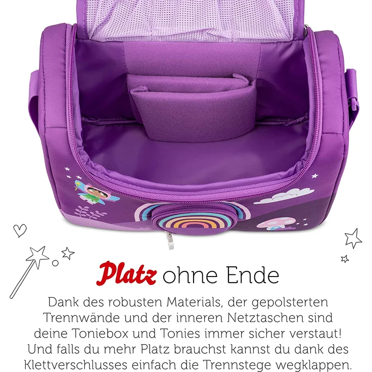 Tonies 'HörSpiel-Transporter Hinter dem Regenbogen', zum Transport der Toniebox und der Toniefiguren – Bild 3
