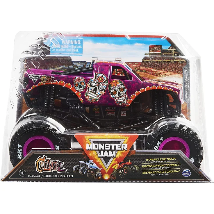 Monster Jam Original Monster Jam Trucks im Maßstab 1:24 (verschiedene Designs, Zufallsauswahl) – Bild 3