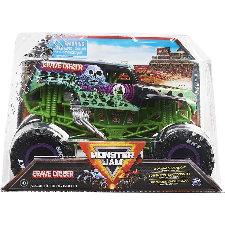 Monster Jam Original Monster Jam Trucks im Maßstab 1:24 (verschiedene Designs, Zufallsauswahl)