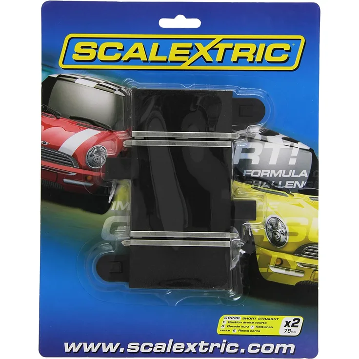 Scalextric 500008236 - GERADE 7,8CM Sport 2X, Rennbahnhzubehör