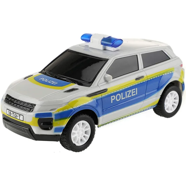 Toi-Toys Deutscher Lenkbarer Polizeiwagen 16 Cm