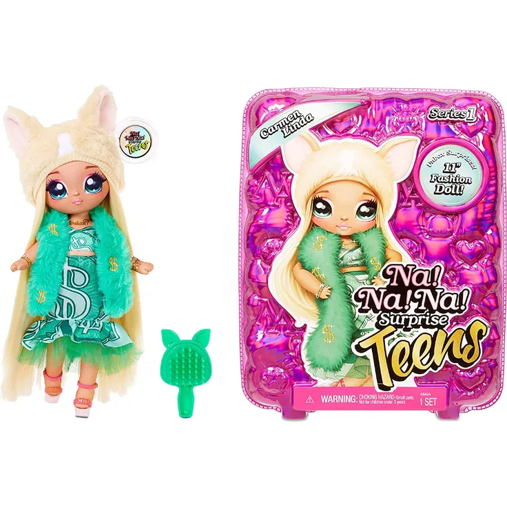 MGA - Na! Na! Na! Surprise - Teens Doll - Carmen Linda