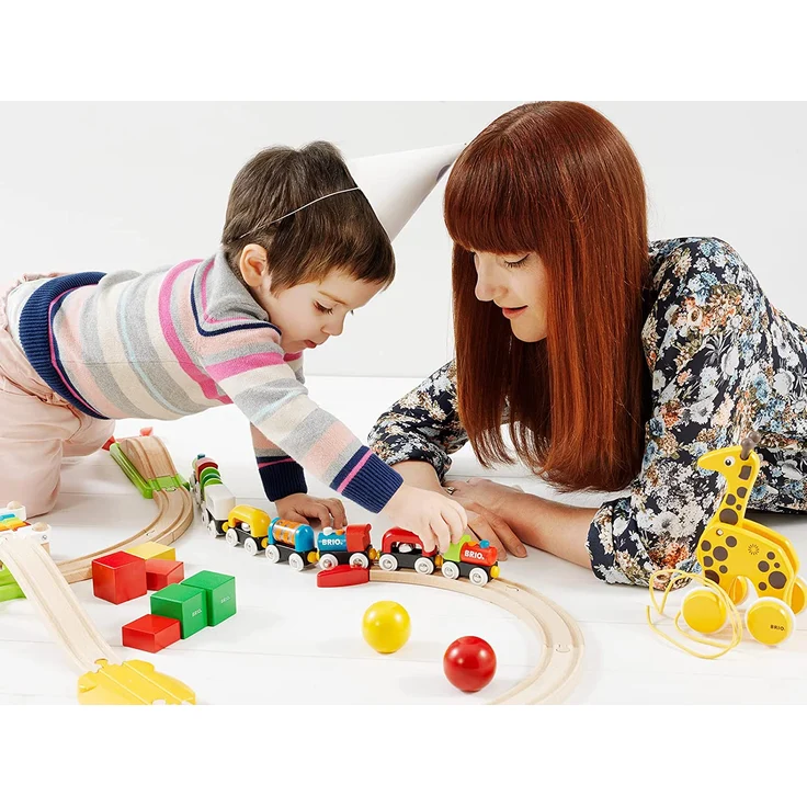 BRIO World 33727 Mein erstes BRIO Bahn Spiel Set – Zug mit Waggon, Schienen & Hängebrücke für Kleinkinder – BRIO Einsteiger-Set empfohlen ab 18 Monaten - Preisvergleich – Bild 10