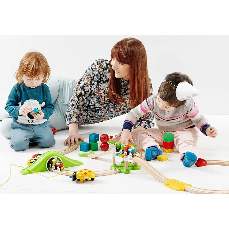 BRIO World 33727 Mein erstes BRIO Bahn Spiel Set – Zug mit Waggon, Schienen & Hängebrücke für Kleinkinder – BRIO Einsteiger-Set empfohlen ab 18 Monaten - Preisvergleich – Bild 9
