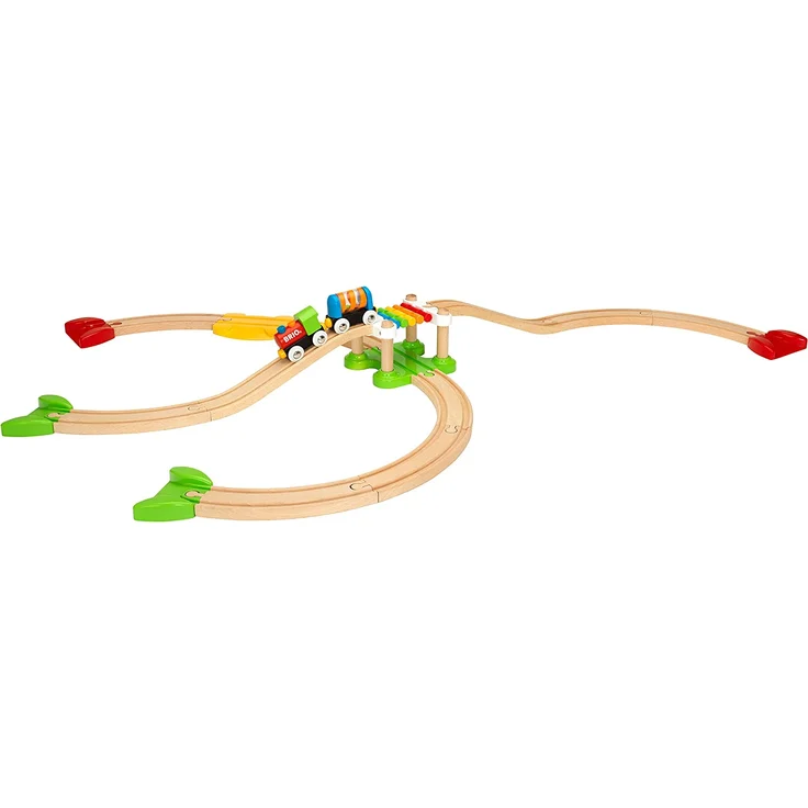 BRIO World 33727 Mein erstes BRIO Bahn Spiel Set – Zug mit Waggon, Schienen & Hängebrücke für Kleinkinder – BRIO Einsteiger-Set empfohlen ab 18 Monaten - Preisvergleich – Bild 3