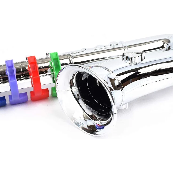 Bontempi 32 3931 Saxophon mit 4 farbigen Tasten/Noten – Bild 5