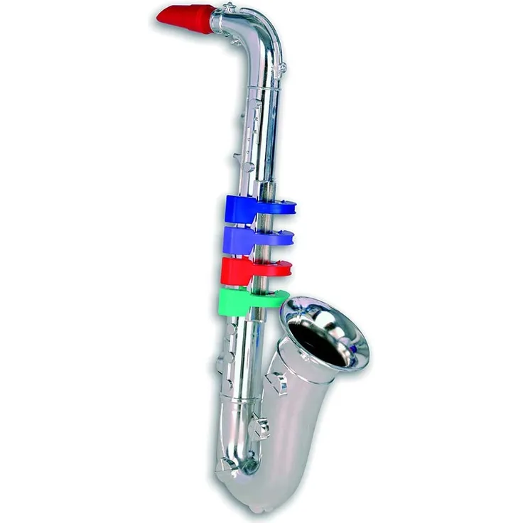 Bontempi 32 3931 Saxophon mit 4 farbigen Tasten/Noten