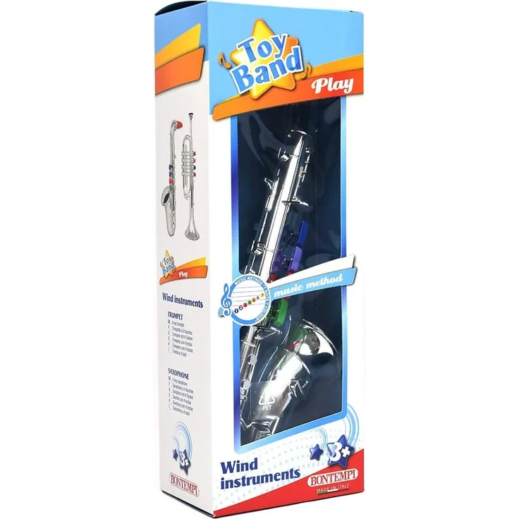 Bontempi 32 3931 Saxophon mit 4 farbigen Tasten/Noten – Bild 2