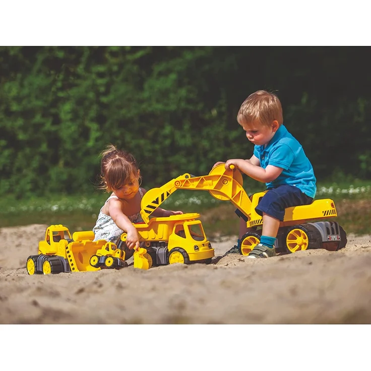 BIG - Power-Worker Maxi Truck - Kinderfahrzeug, geeignet als Sandspielzeug und für das Kinderzimmer, Kippfahrzeug mit Ladevolumen von 4,2 Liter, für Kinder ab 2 Jahren – Bild 6