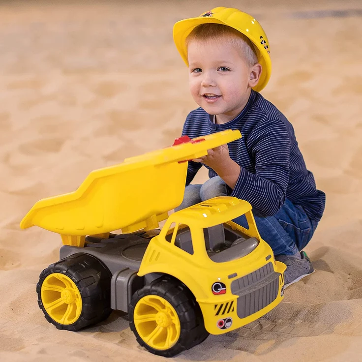 BIG - Power-Worker Maxi Truck - Kinderfahrzeug, geeignet als Sandspielzeug und für das Kinderzimmer, Kippfahrzeug mit Ladevolumen von 4,2 Liter, für Kinder ab 2 Jahren – Bild 7