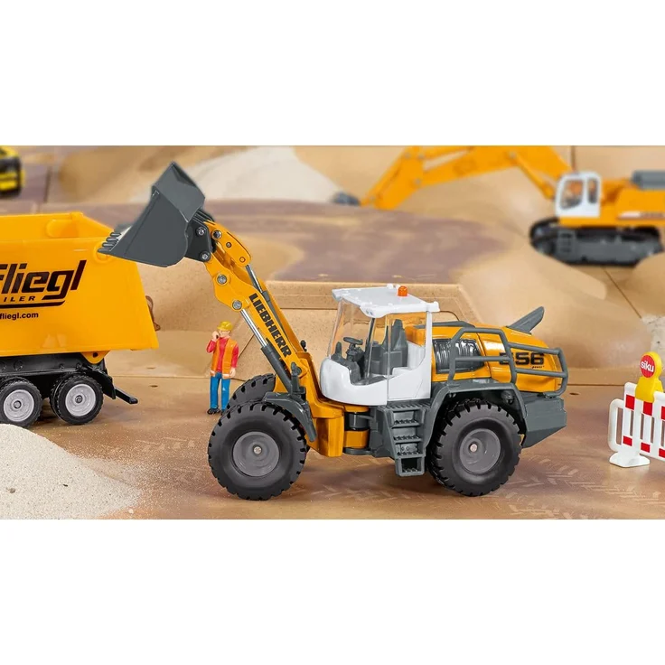 SIKU 3561 Siku Liebherr Radlader L 566 gelb 5,5cm – Bild 8