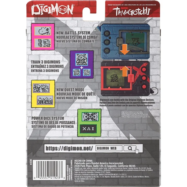 BANDAI Tamagotchi 41923NP DigimonX Virtual Monster Pet (Violett und Rot) – Bild 7
