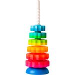 Fat Brain Toys FA110-1 Stapelturm mit Spiralgewinde