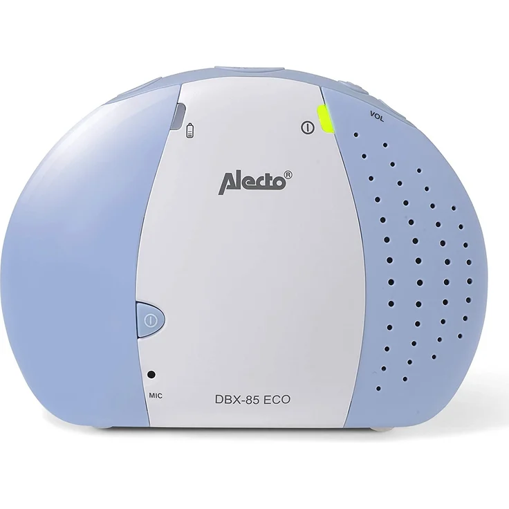 Alecto DBX-85 Digitale DECT Babyphone (100% störungsfrei), hohe Reichweite von bis zu 300 Meter, Rücksprechfunktion, LED-Geräuschanzeige und Nachtlicht – Bild 3