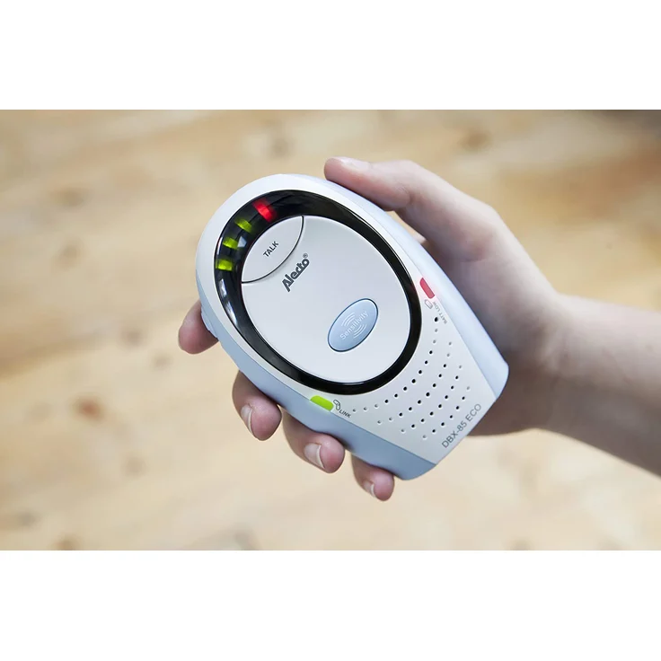 Alecto DBX-85 Digitale DECT Babyphone (100% störungsfrei), hohe Reichweite von bis zu 300 Meter, Rücksprechfunktion, LED-Geräuschanzeige und Nachtlicht – Bild 9