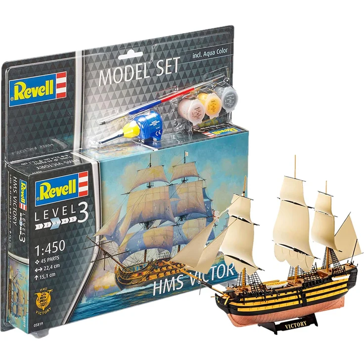 Revell - 65819 - Maquette Model Set Amiral Nelson Flagship 120 Jahr(e) – Bild 1