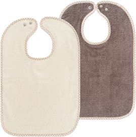 2er Set Baby Lätzchen/Kinderlätzchen mit Druckknopf