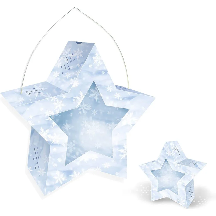 Laternen Bastelset Twinkel Star ”Schnee” – Bild 2
