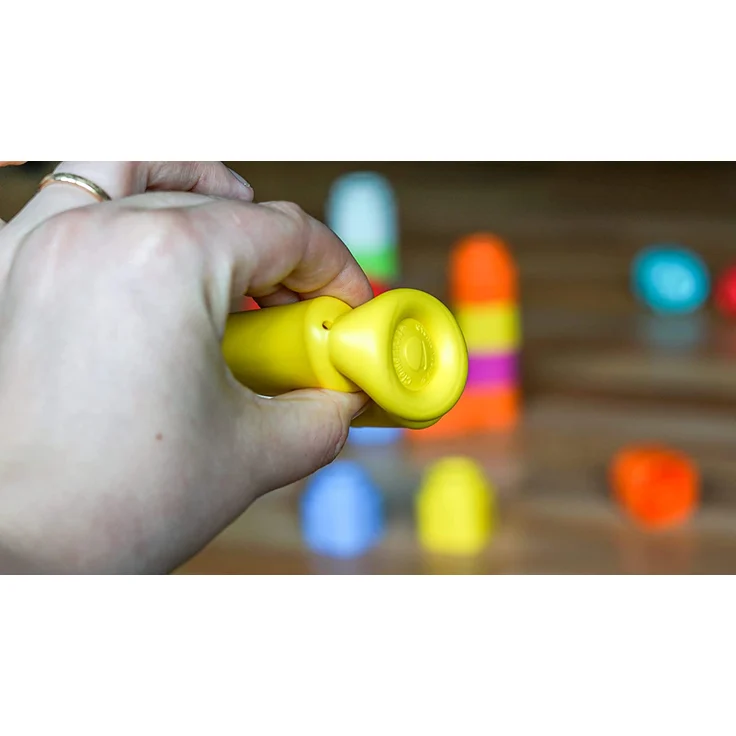 Clementoni 14889 Clemmy Bausteine, bunte Soft-Blocks im Beutel, weiches Motorikspielzeug, Babyspielzeug zum Greifen & Beißen, 24 Blöcke für Kleinkinder ab 6 Monaten – Bild 4