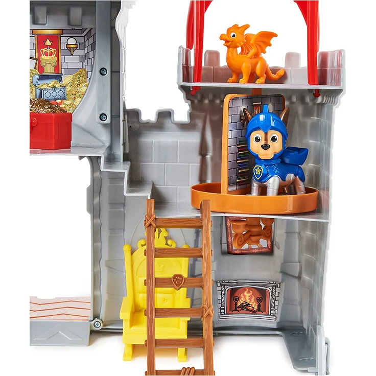 PAW Patrol Rescue Knights Castle HQ verwandelbares 11-teiliges Spielset mit Chase und Mini-Drache Draco Actionfiguren Kinderspielzeug Schloss 3 Jahr(e) Mehrfarbig – Bild 4