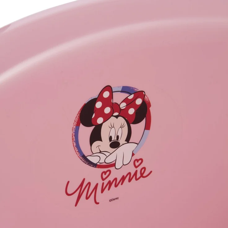 keeeper Babybadewanne mit Stöpsel, Mickey Mouse Pink, Ab 0 bis ca. 12 Monate, 84 cm lang, ergonomisch – Bild 6