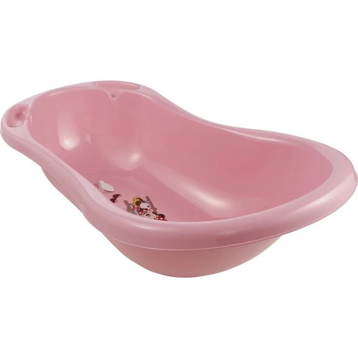 keeeper Babybadewanne mit Stöpsel, Mickey Mouse Pink, Ab 0 bis ca. 12 Monate, 84 cm lang, ergonomisch – Bild 2