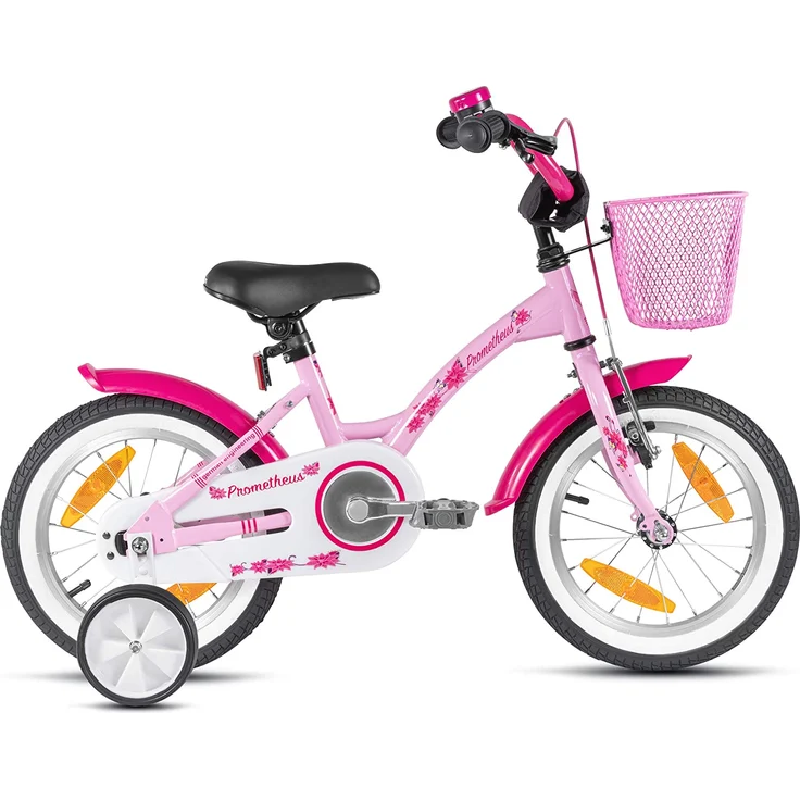 Prometheus Bicycles Kinderfahrrad Hawk, 1 Gang, 14 Zoll, RH 23 cm, rosa – Bild 2