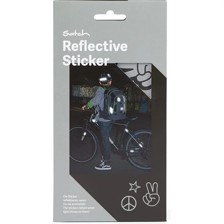 Satch Reflective Sticker silver