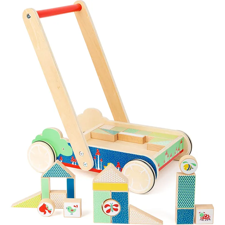 Legler Lauflernwagen Bauklötze "Move it!"