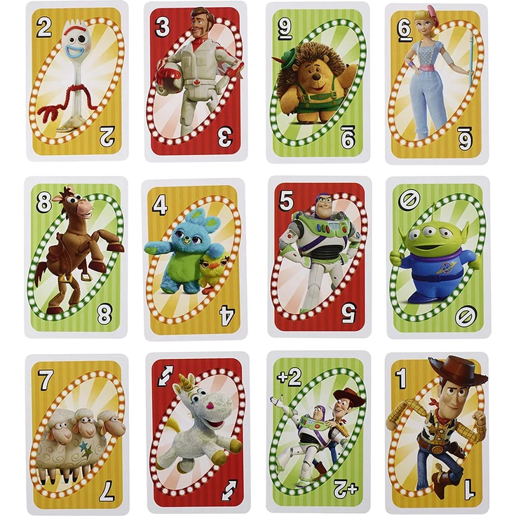 Mattel Games GDJ88 - UNO Disney Pixar Toy Story 4 Kartenspiel – Bild 3