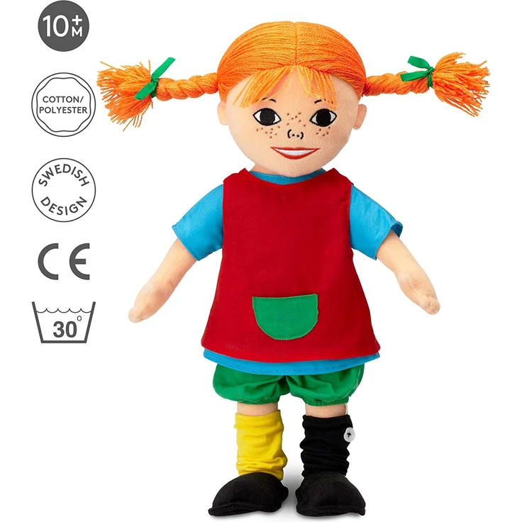 Pippi-Puppe 40 cm – Bild 4