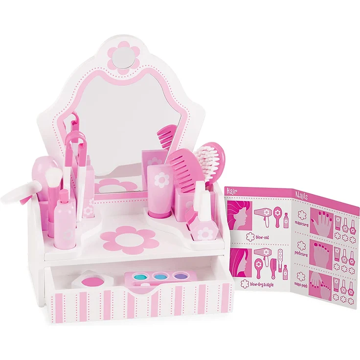 Melissa & Doug Schminktischspielset | Fantasiespiel | Spielset | 3+ | Geschenk für Jungen oder Mädchen – Bild 1