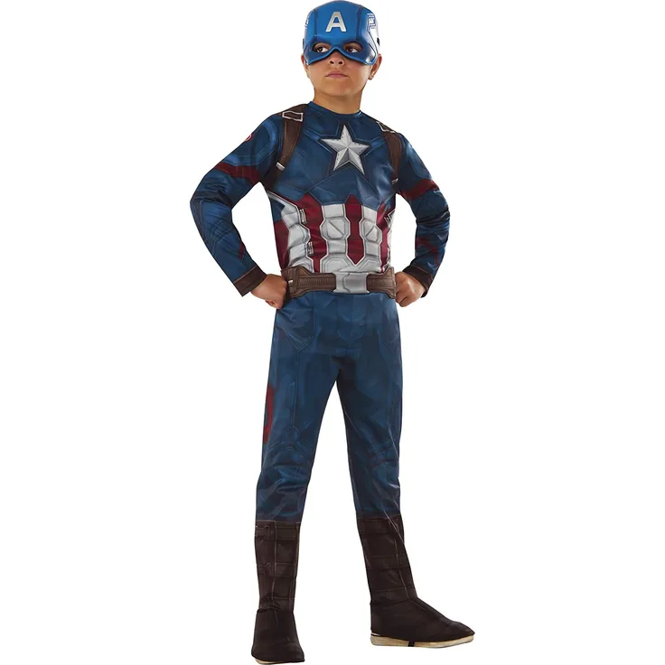 Generique - Captain America Kostüm für Kinder - Avengers