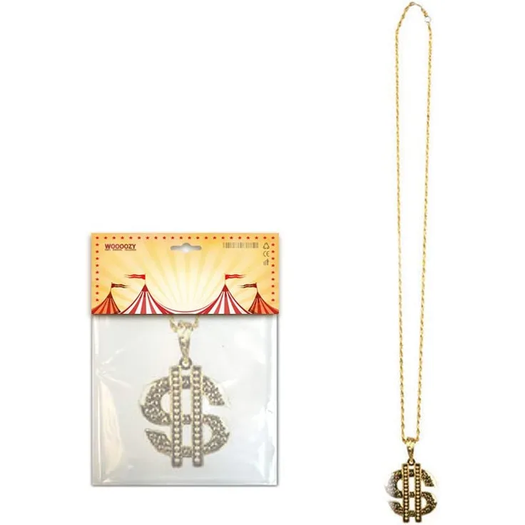 PARTY DISCOUNT Kette Dollar, Gold