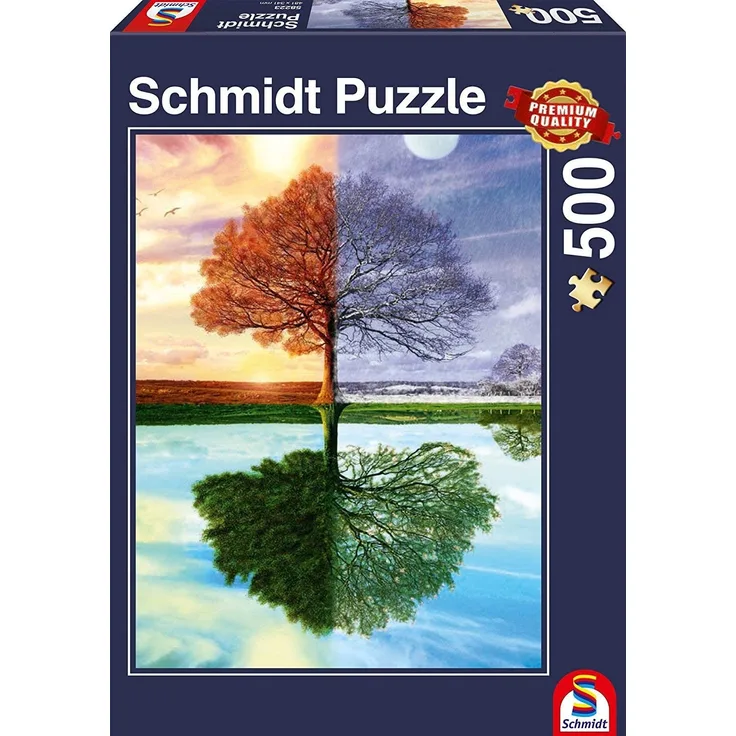 Schmidt Spiele Puzzle 500 Teile Jahreszeiten-Baum