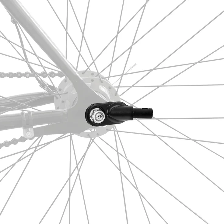 Hauck Universal Kupplung für Kinder Fahrradanhänger DRYK DUO Einfache Installation Metall Schwarz – Bild 2