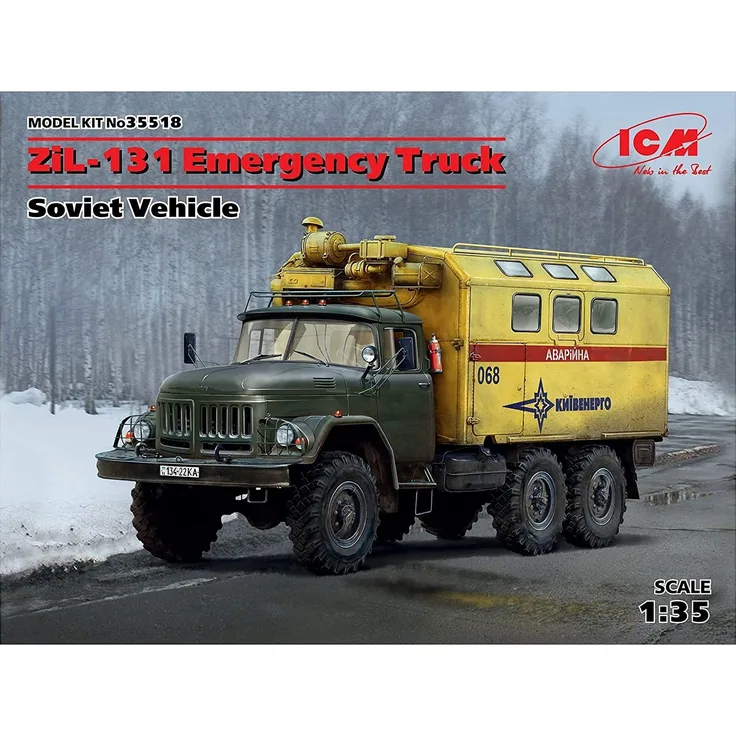 ICM 35518 ZiL-131 Emergency Truck,Soviet Vehicle