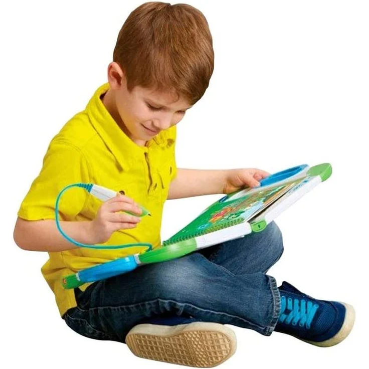 VTech Lernstufe 1, Ein Tag im Kindergarten, Magibook Lernbuch – Bild 3