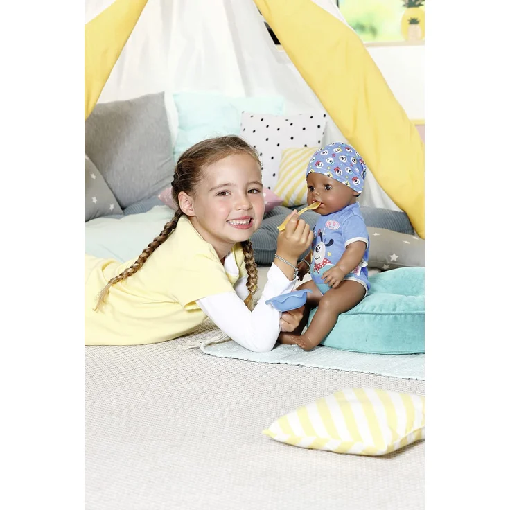 Zapf 831656 'Baby born Magic Boy 43cm' Babypuppe, ab 3 Jahren, mit 10 lebensechten Funktionen – Bild 7