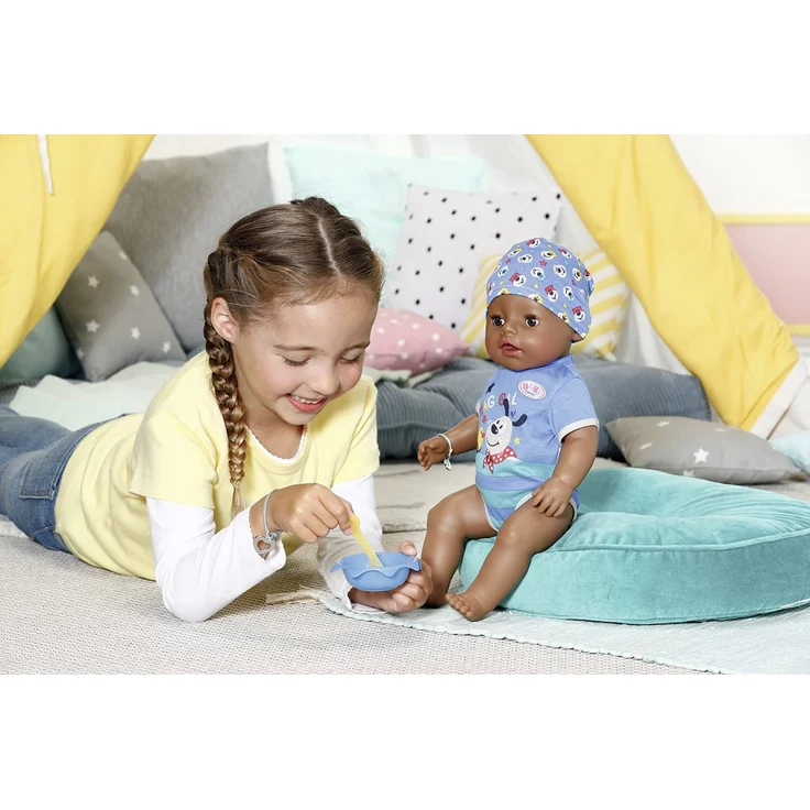 Zapf 831656 'Baby born Magic Boy 43cm' Babypuppe, ab 3 Jahren, mit 10 lebensechten Funktionen – Bild 8