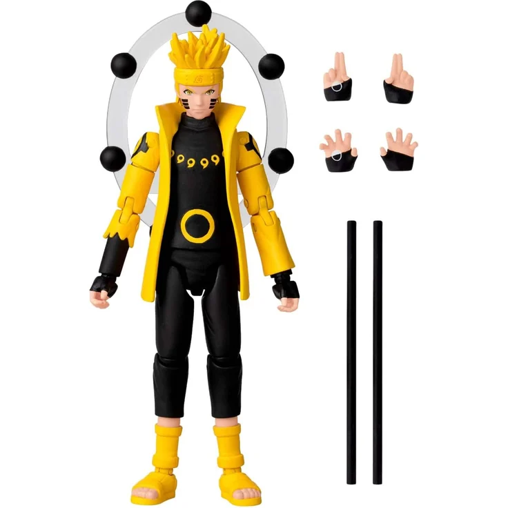 Bandai Anime Heroes Uzumaki Naruto Sage of Six Paths Mode Spielzeug-Actionfigur Kinder Anime & Manga – Bild 4