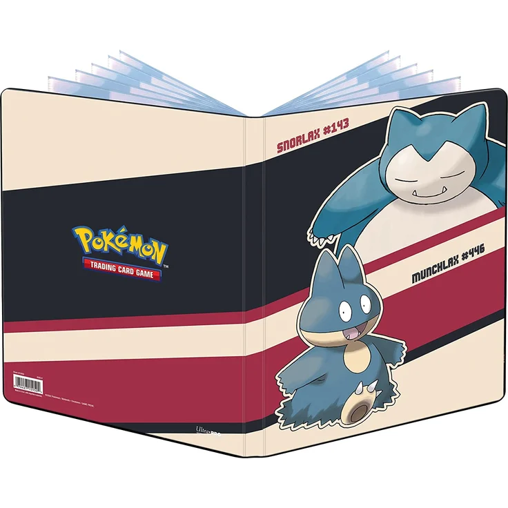 Pokemon 9-Pocket Portfolio - Snorlax & Munchlax – Bild 1